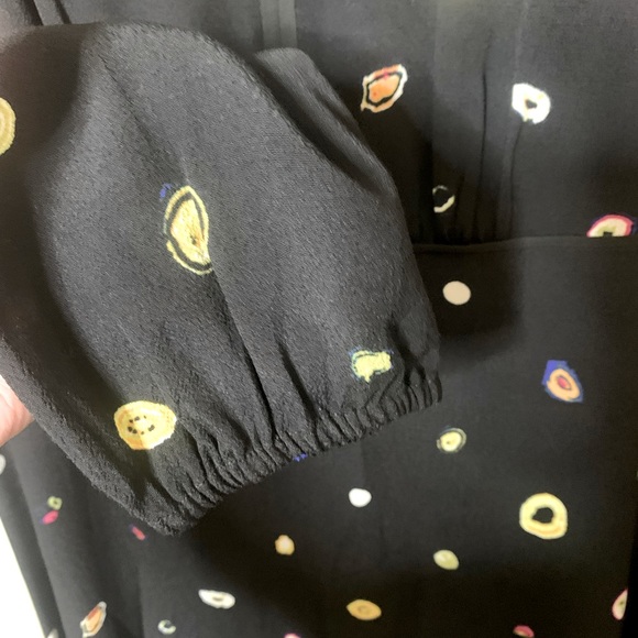 NWT Diane Von Furstenberg Andrea Dress in Polka Dot Agate / Black Sz. 6 - Picture 4 of 10